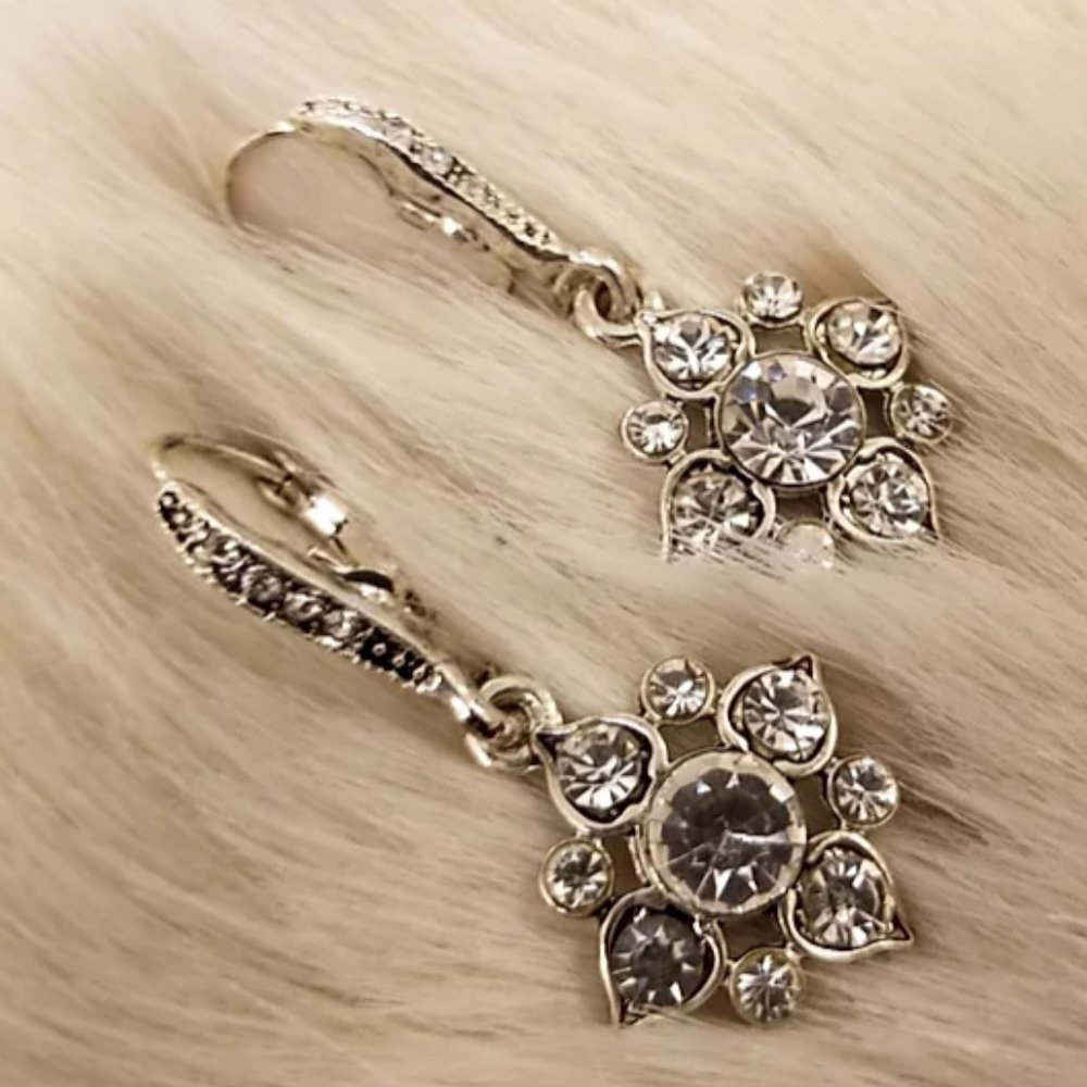 Starburst Lever Back Earrings